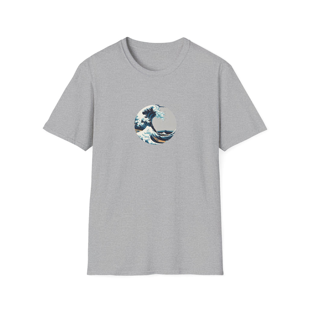 Stylish Unisex T-Shirt with Wave Art Design, Casual Tee, Gift for Ocean [...]