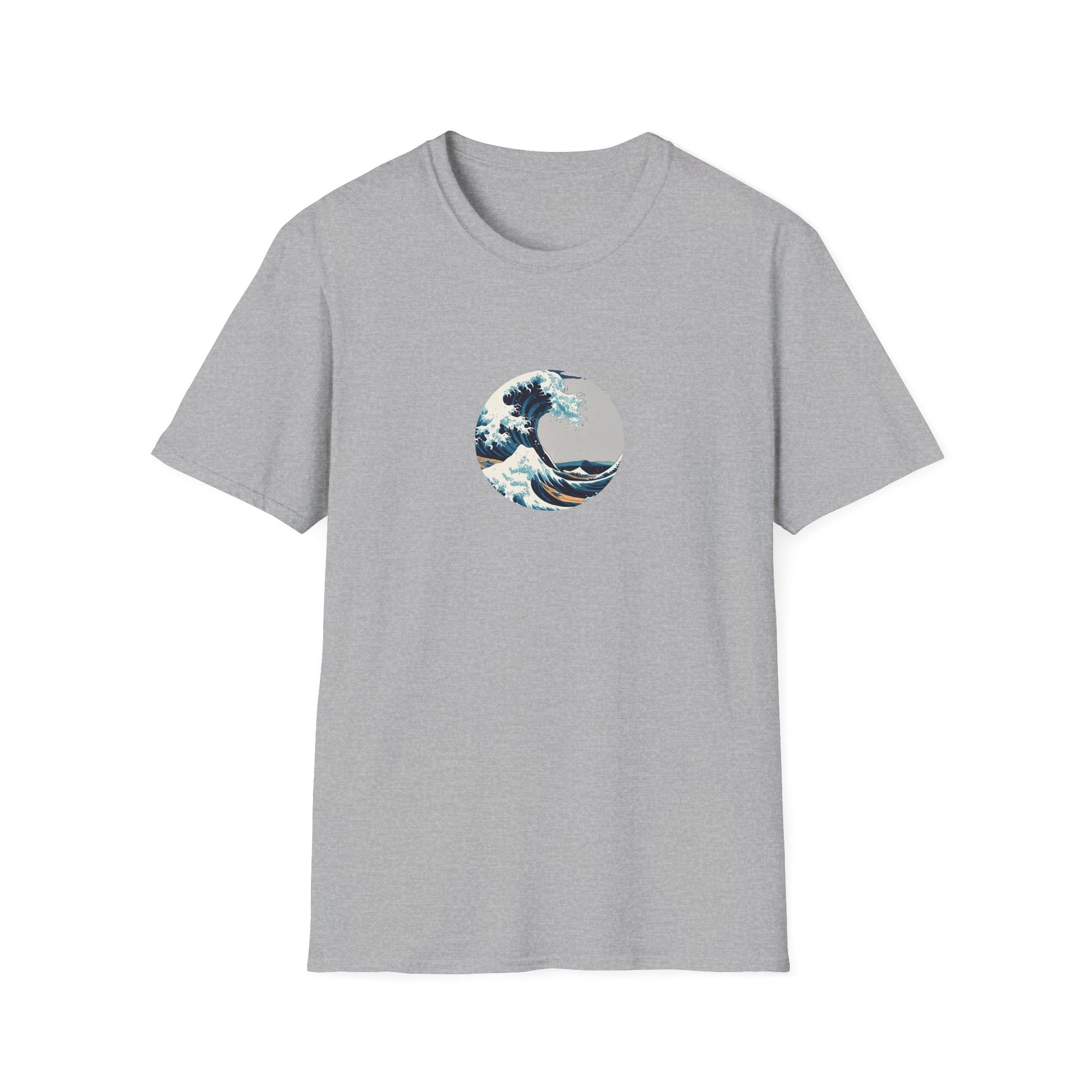 Stylish Unisex T-Shirt with Wave Art Design, Casual Tee, Gift for Ocean [...]