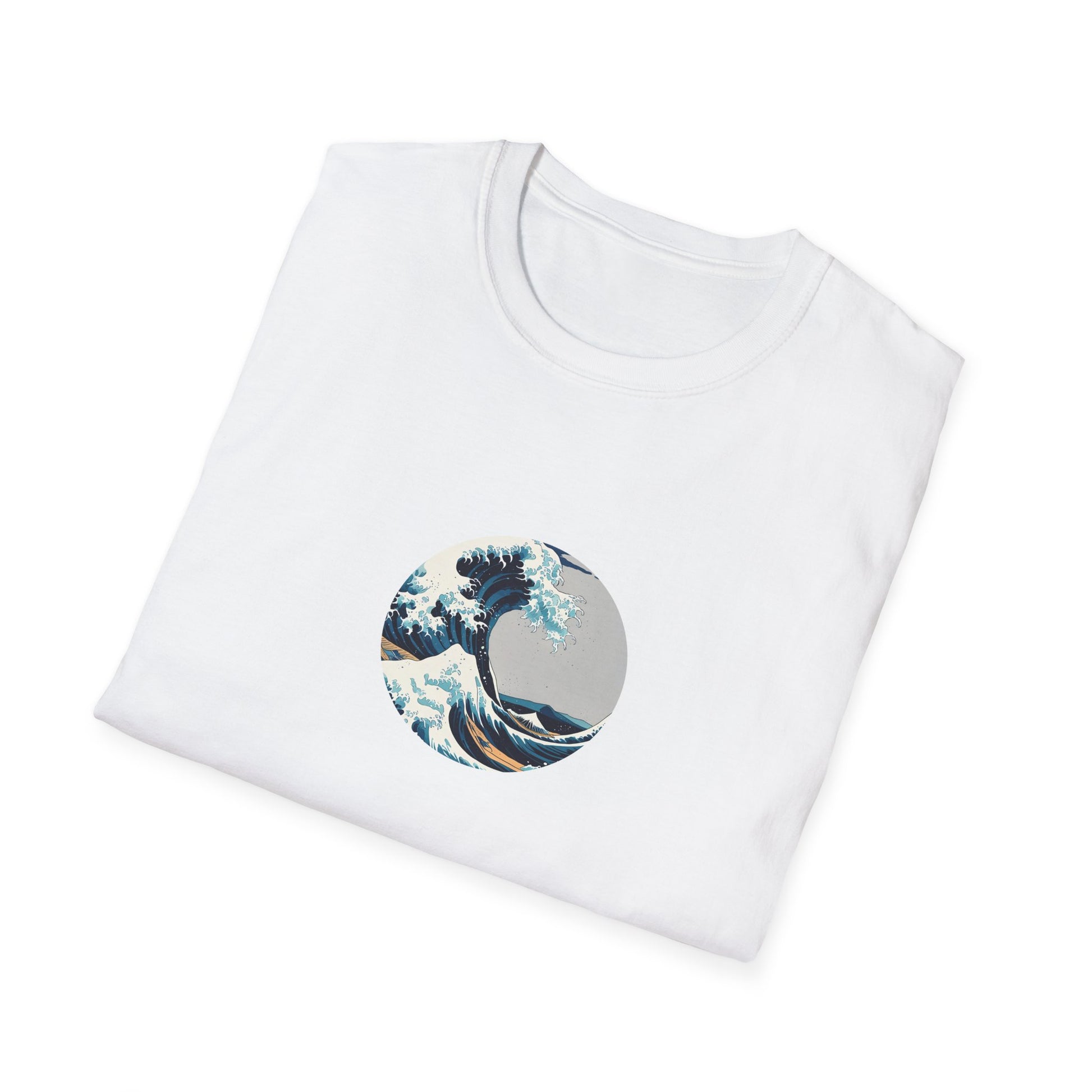 Stylish Unisex T-Shirt with Wave Art Design, Casual Tee, Gift for Ocean [...]