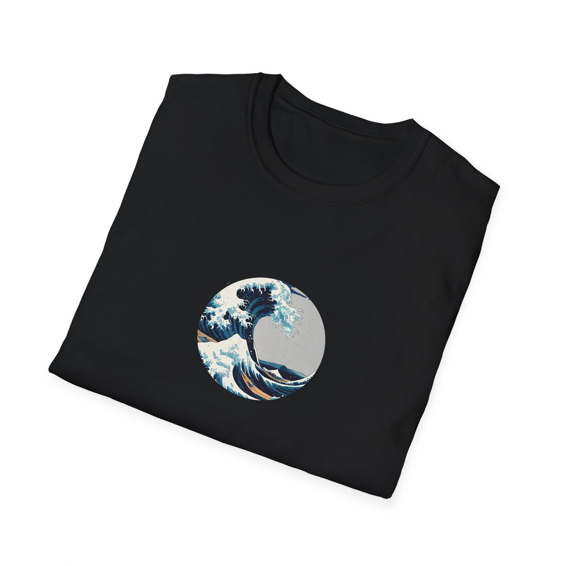 Stylish Unisex T-Shirt with Wave Art Design, Casual Tee, Gift for Ocean [...]