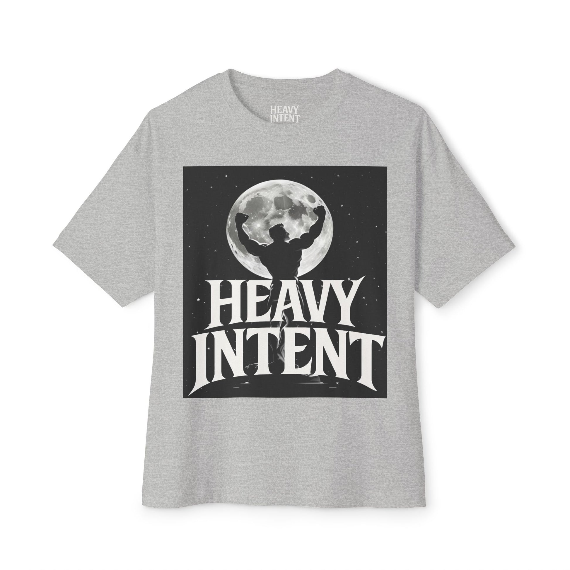 Heavy Intent Unisex Oversized Boxy Tee, Graphic Tee, Moon Design Shirt, [...]
