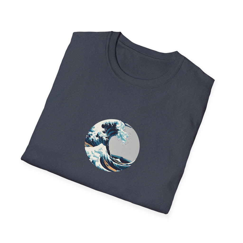 Stylish Unisex T-Shirt with Wave Art Design, Casual Tee, Gift for Ocean [...]