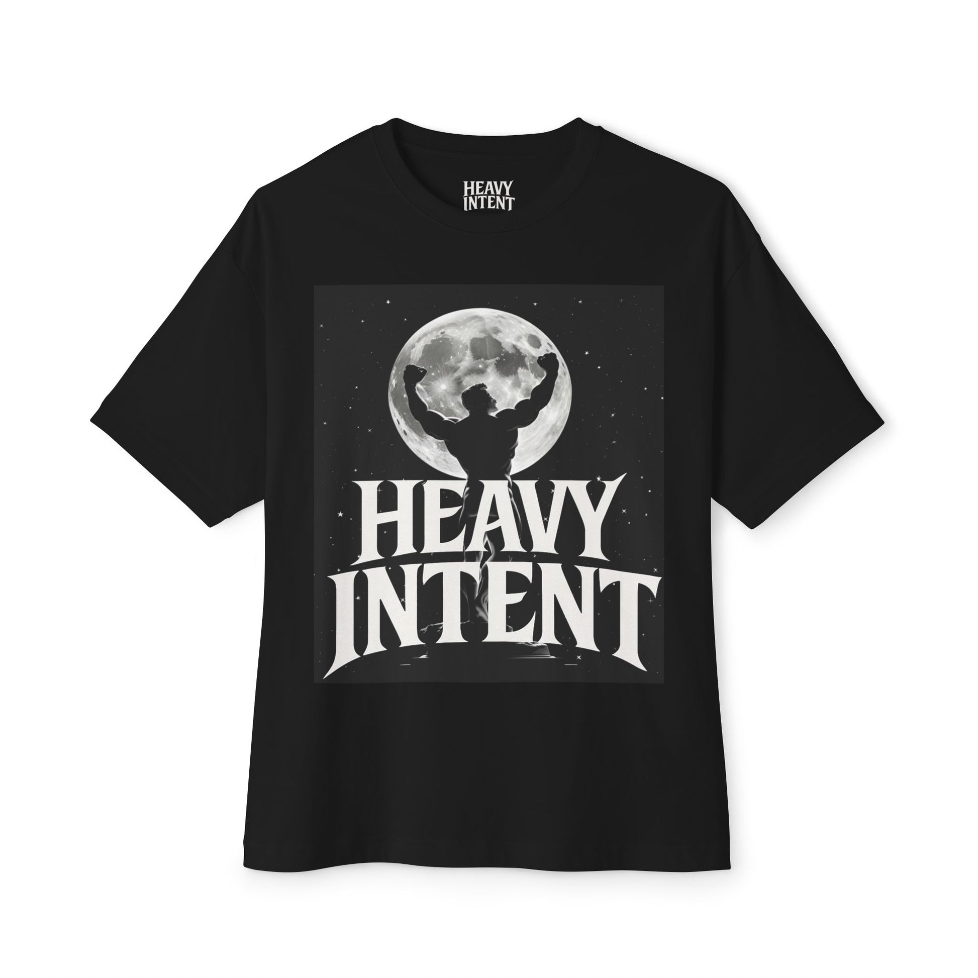 Heavy Intent Unisex Oversized Boxy Tee, Graphic Tee, Moon Design Shirt, [...]