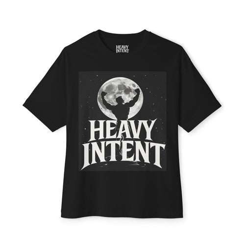 Heavy Intent Unisex Oversized Boxy Tee, Graphic Tee, Moon Design Shirt, [...]