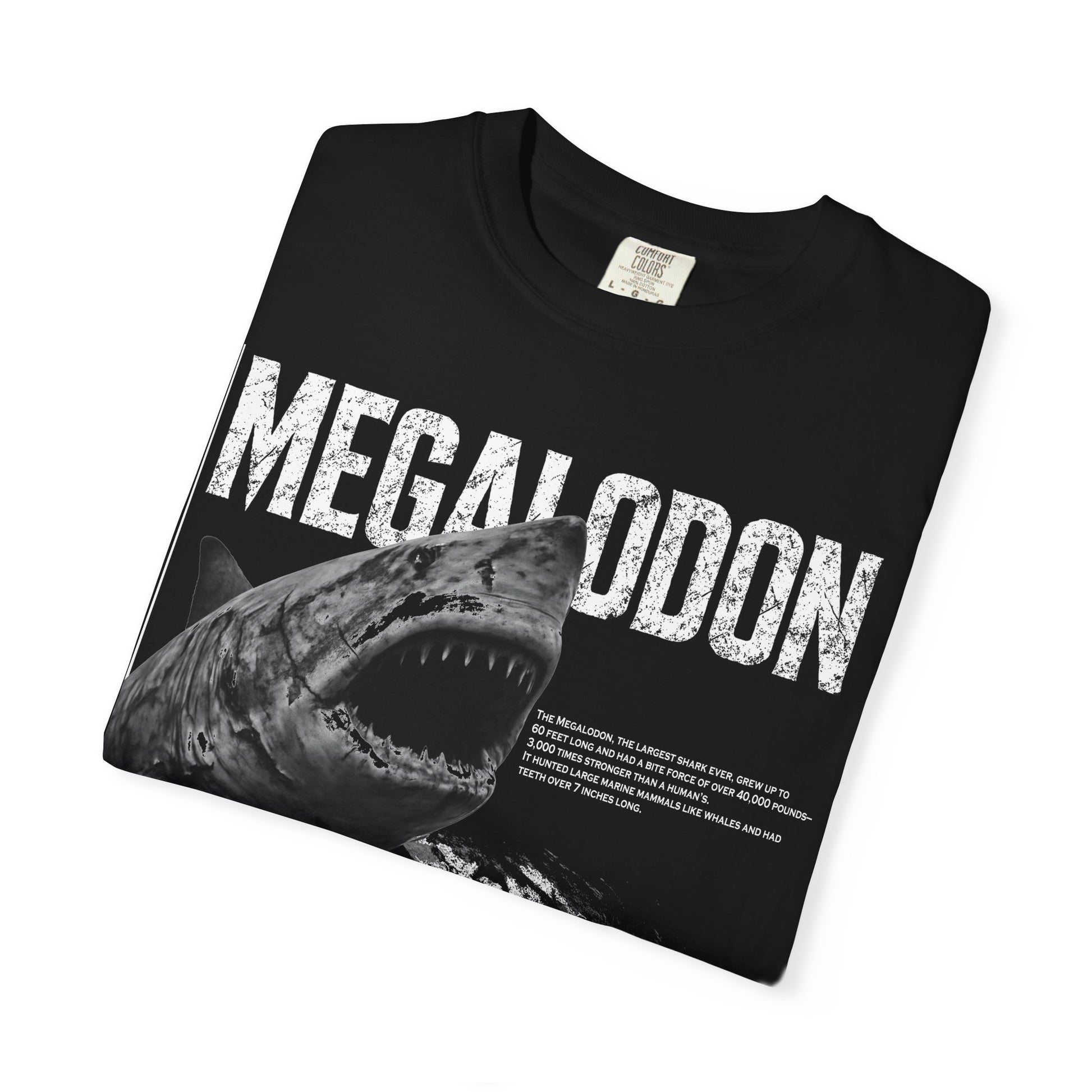 Megalodon Unisex T-Shirt, Shark Lover Gift, Ocean Protector Tee, Unique Graphic Shirt, Casual Streetwear